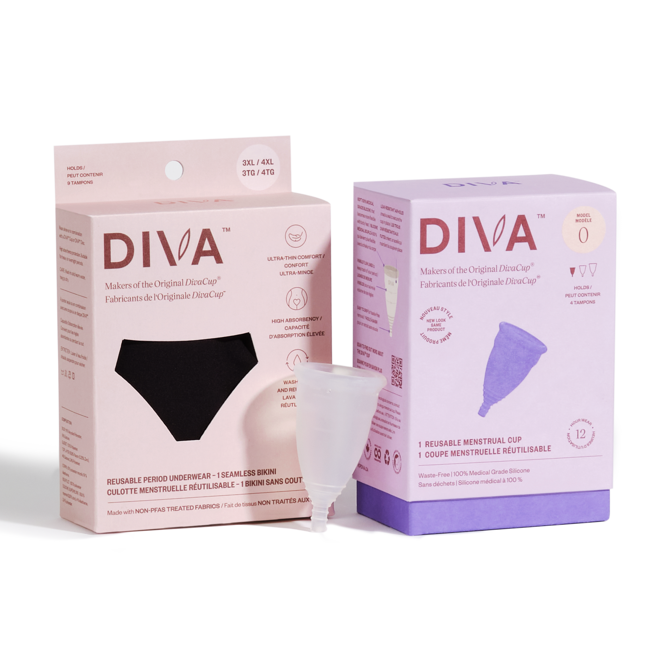DIVA™ Disc and Underwear Bundle Seamless Bikini & Menstrual Disc $60.00