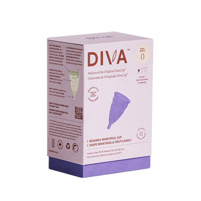 DIVA Cup  Model 0 - Reusable Medical Grade Menstrual Cup