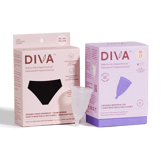diva Ensemble bonnets et sous-vêtements DIVA™ Bikini et coupe menstruelle sans couture $60.00 $60.00