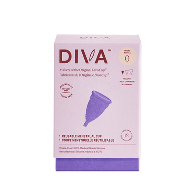 DIVA Cup  Model 0 - Reusable Medical Grade Menstrual Cup