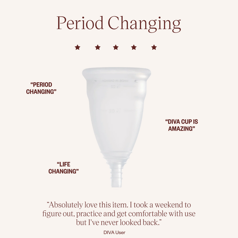 DIVA Cup Model 0 Reusable Menstrual Cup holds up to 4 tampons of flow ...